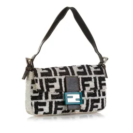 Fendi Sequined Zucca Mamma Baguette (SHG-e5CoQR)