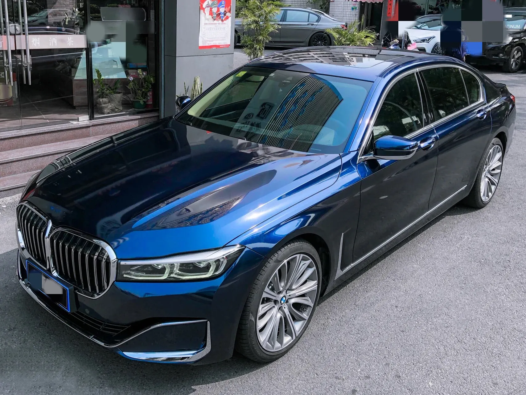 Gloss Metallic Midnight Blue Car Wrap